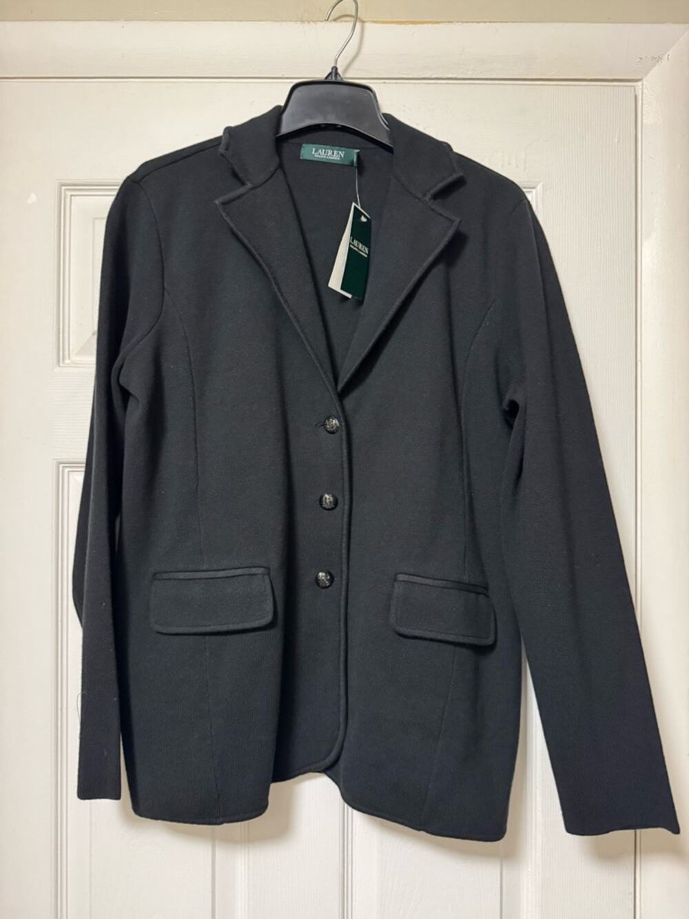 Ralph Lauren Black Women's Tailored Blazer Jacket